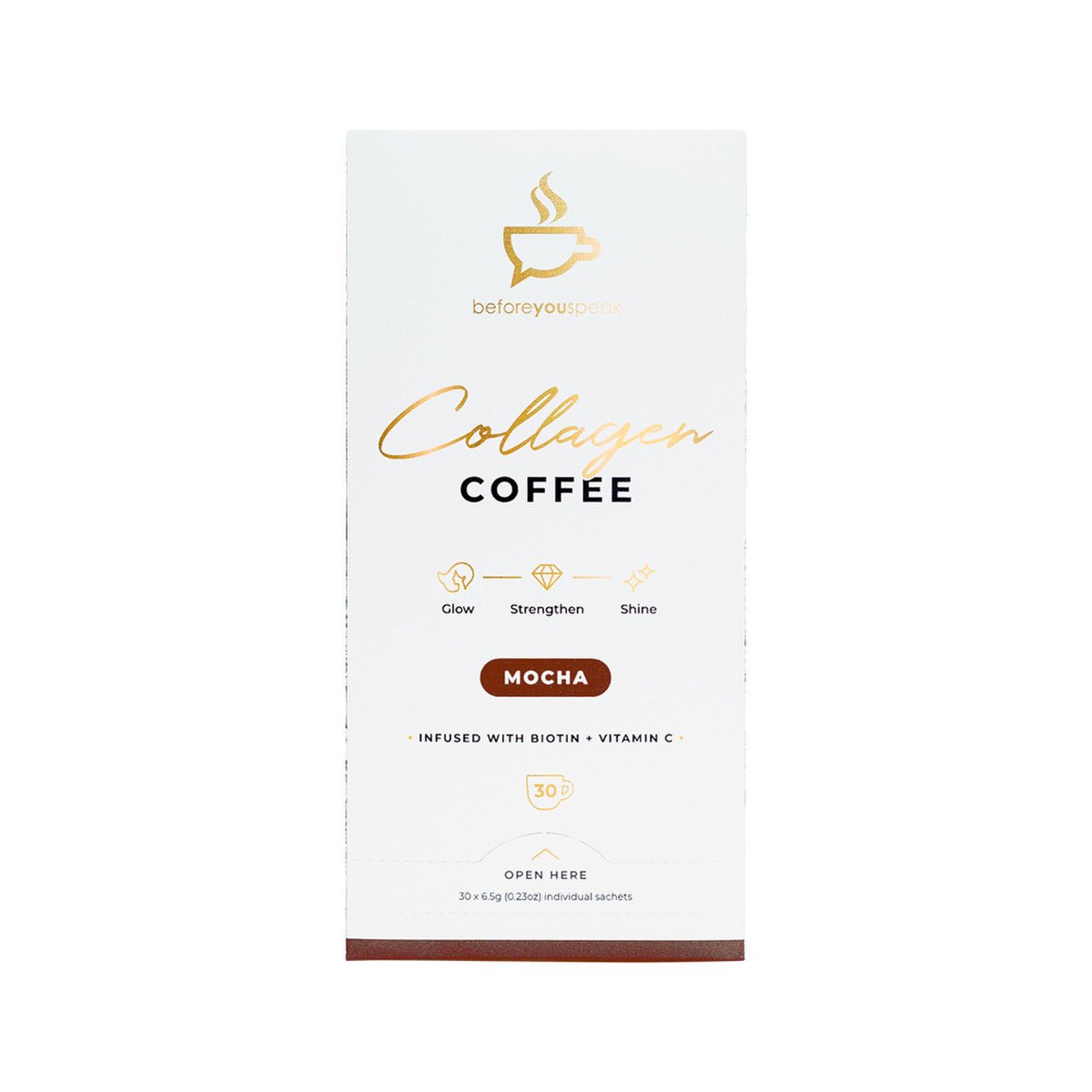 Mocha Collagen Coffee - 30 Pack - Love Low Carb