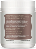 Multi - Collagen Protein Peptides - Raw Organic Cacao - 210g - Yo Keto