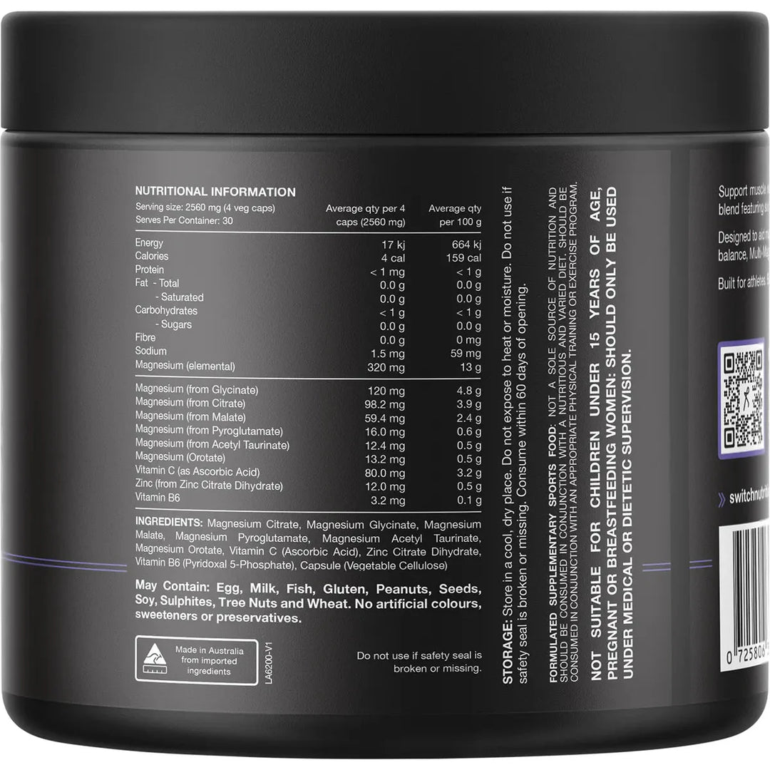 Multi - Mag Perform - Multi - Soured Magnesium Recovery - 120 capsules - Love Low Carb
