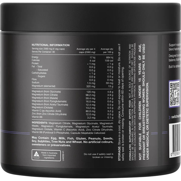 Multi - Mag Perform - Multi - Soured Magnesium Recovery - 120 capsules - Love Low Carb