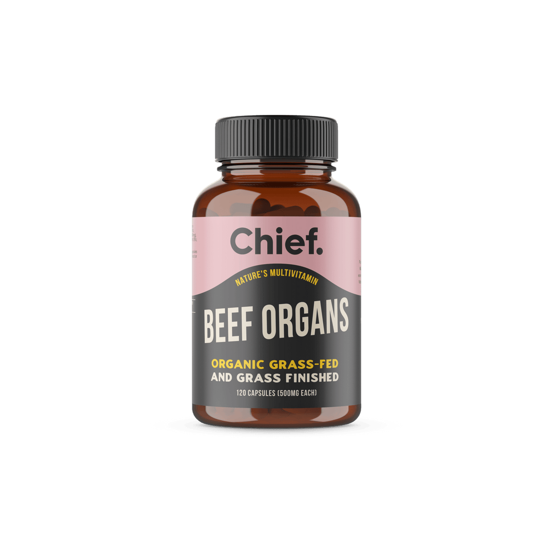 Multivitamin - Organic Beef Organs - 120 Capsules