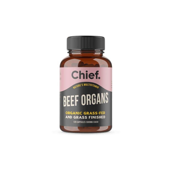 Multivitamin - Organic Beef Organs - 120 Capsules