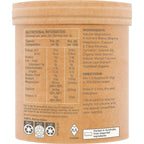 Muscle Magnesium - Creamy Mango - 100g by RAW in eco-friendly packaging with ingredients and nutritional details shown.