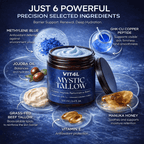 Mystic Tallow Balm - Blue Tansy - Methylene Blue and GHK-Cu Infused - 100ml