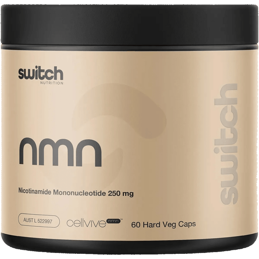 Switch Nutrition NMN - Nicotinamide Mononucleotide - 60 Caps supplement for healthy ageing, from New Arrivals and Low Carb collections.