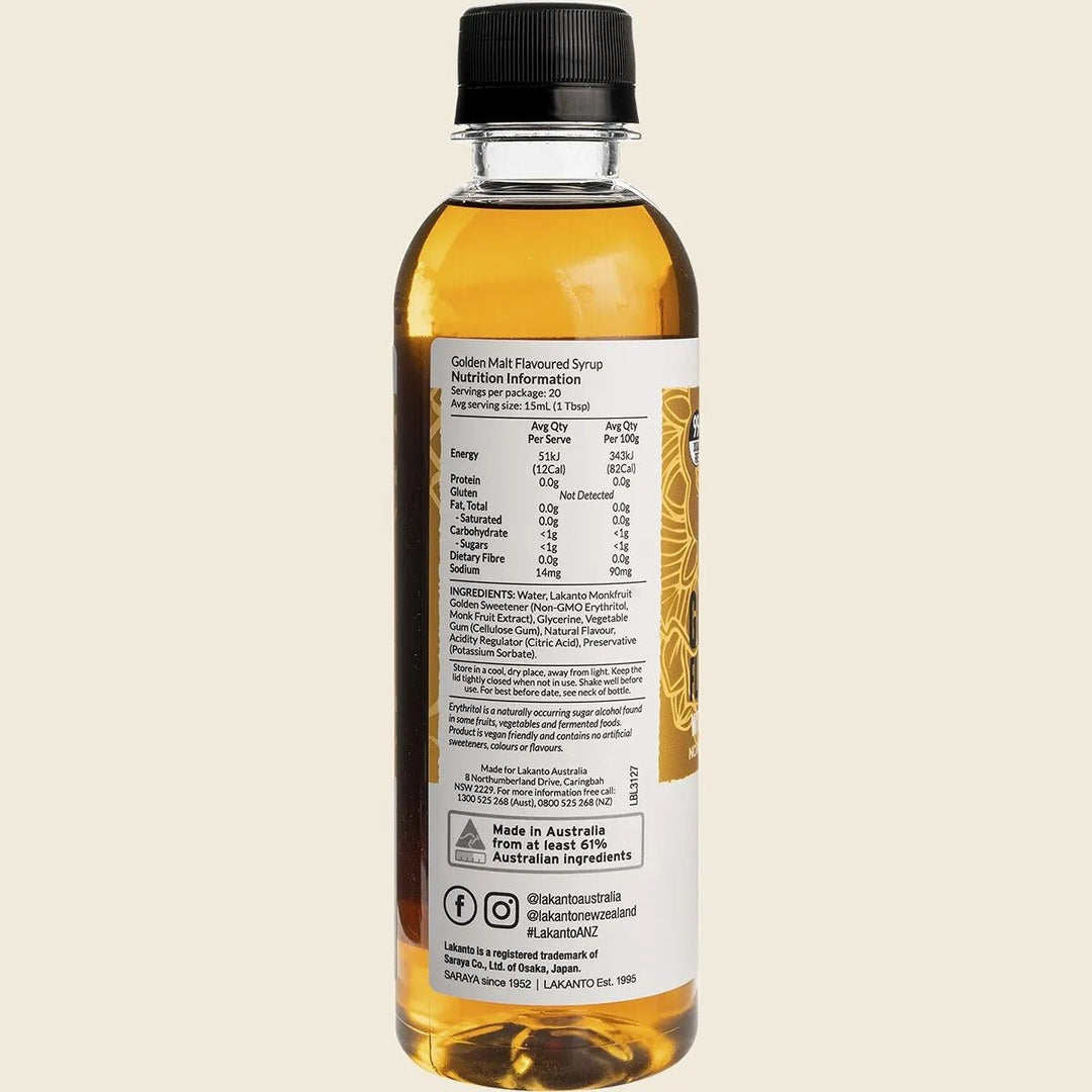 No Added Sugar Golden Malt Flavoured Syrup - 300ml