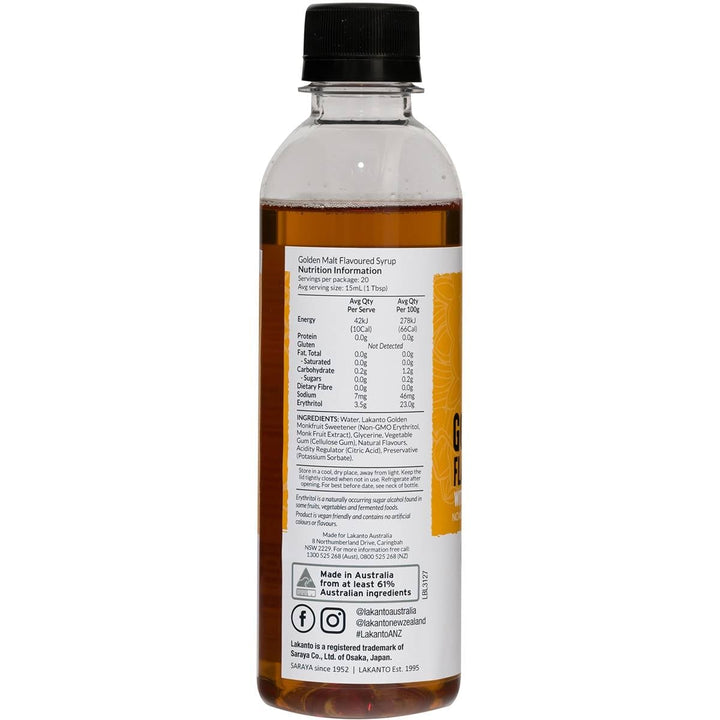 No Added Sugar Golden Malt Flavoured Syrup - Yo Keto