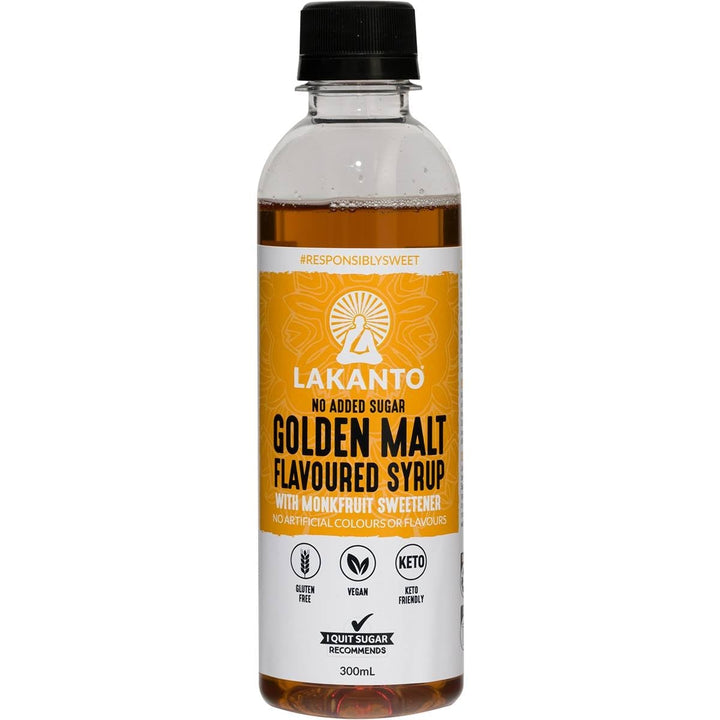 No Added Sugar Golden Malt Flavoured Syrup - Yo Keto