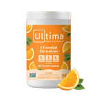 Ultima Replenisher Orange Electrolyte Drink Mix - 90 Serves with 6 essential electrolytes, vegan, low carb, functional drink.