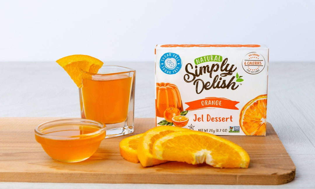 Orange Sugar Free Jelly-Desserts-Yo Keto