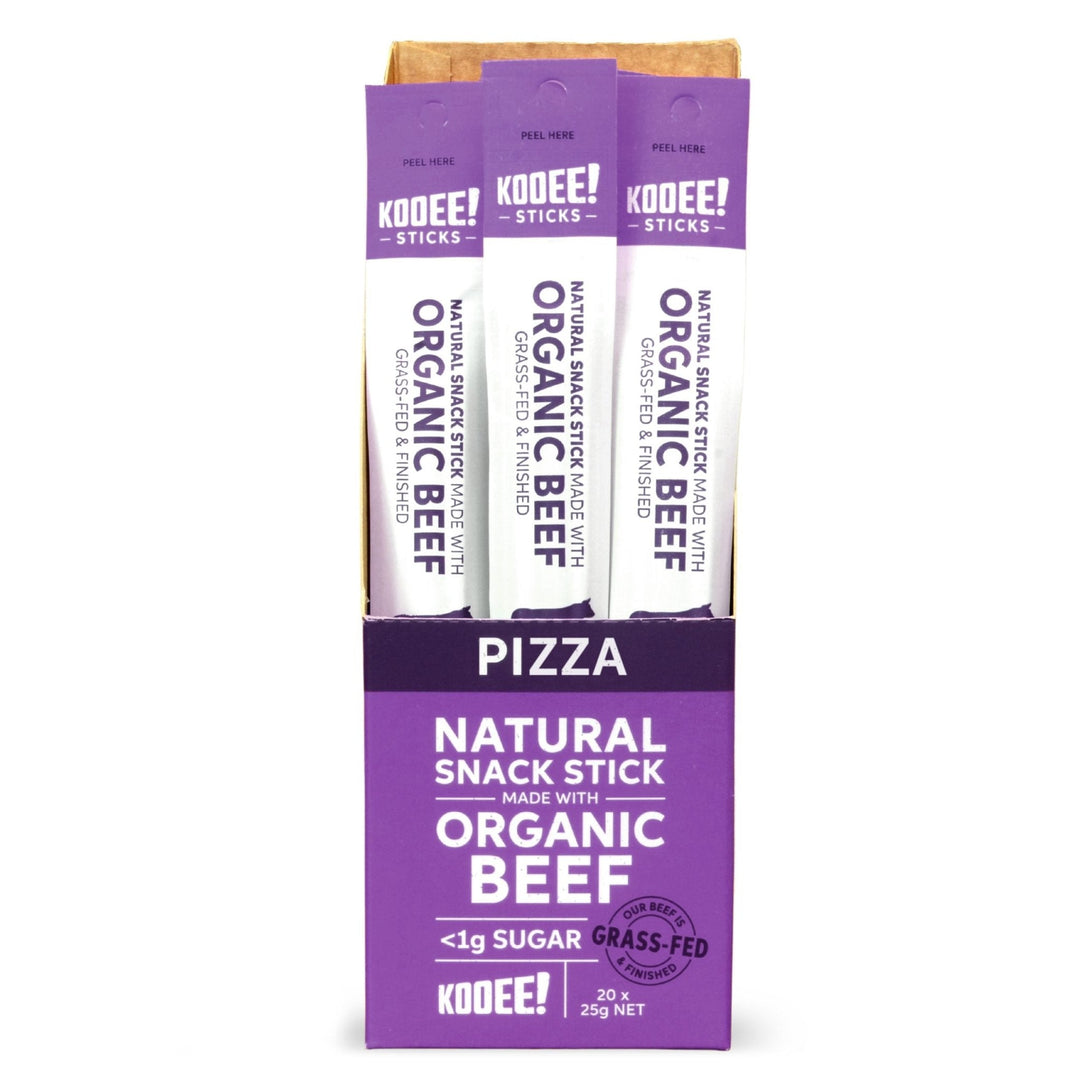 Organic Beef Stick - Pizza - Box of 20 - Love Low Carb