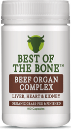Organic Grass-fed Beef Organ Complex - 160 Capsules