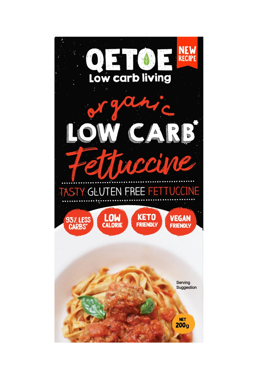 Organic Low Carb Fettuccine - Yo Keto