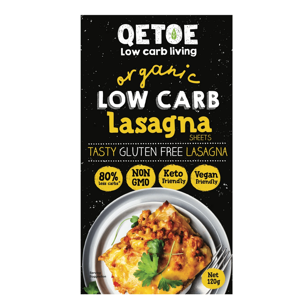 Organic Low Carb Lasagna Sheets - 120g - Love Low Carb