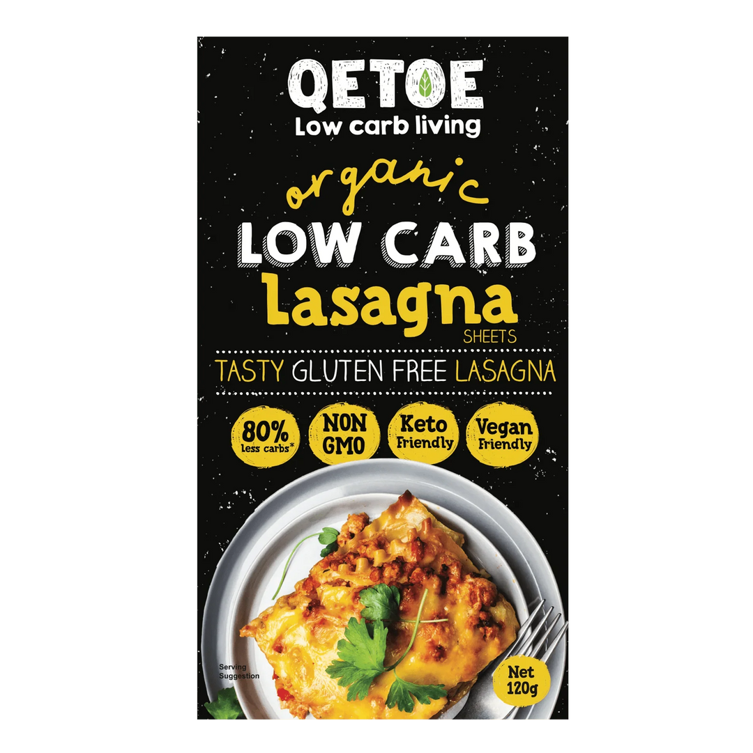 Organic Low Carb Lasagna Sheets - 120g - Yo Keto