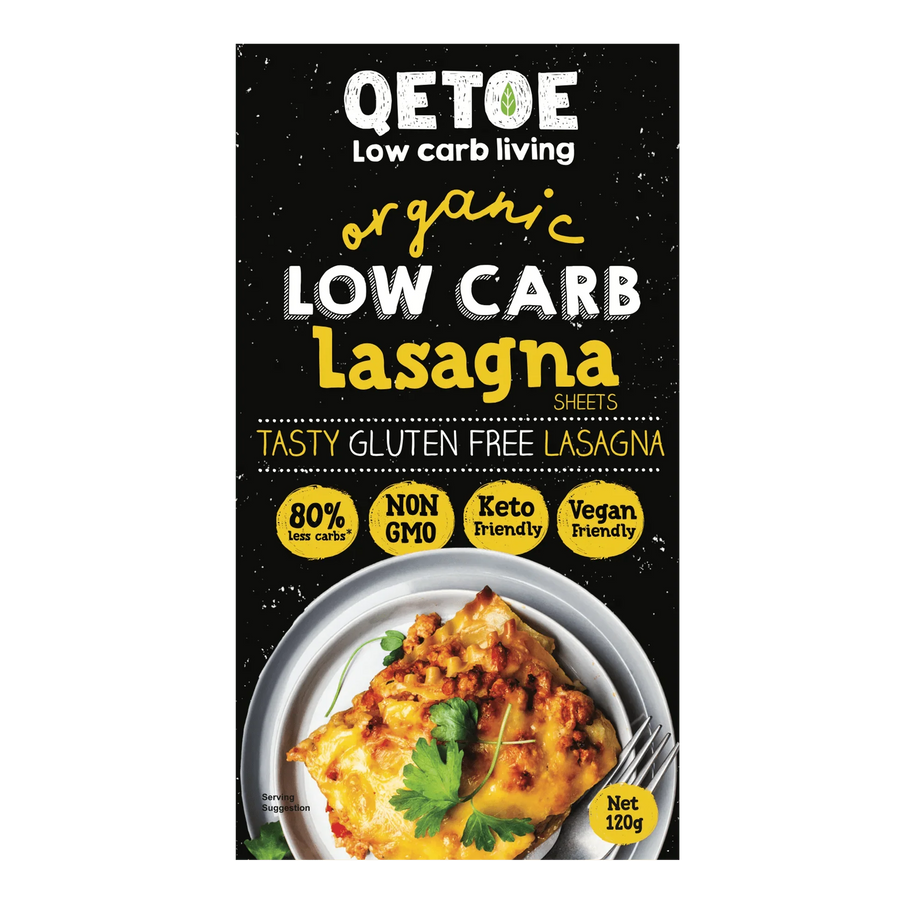 Organic Low Carb Lasagna Sheets - 120g - Yo Keto