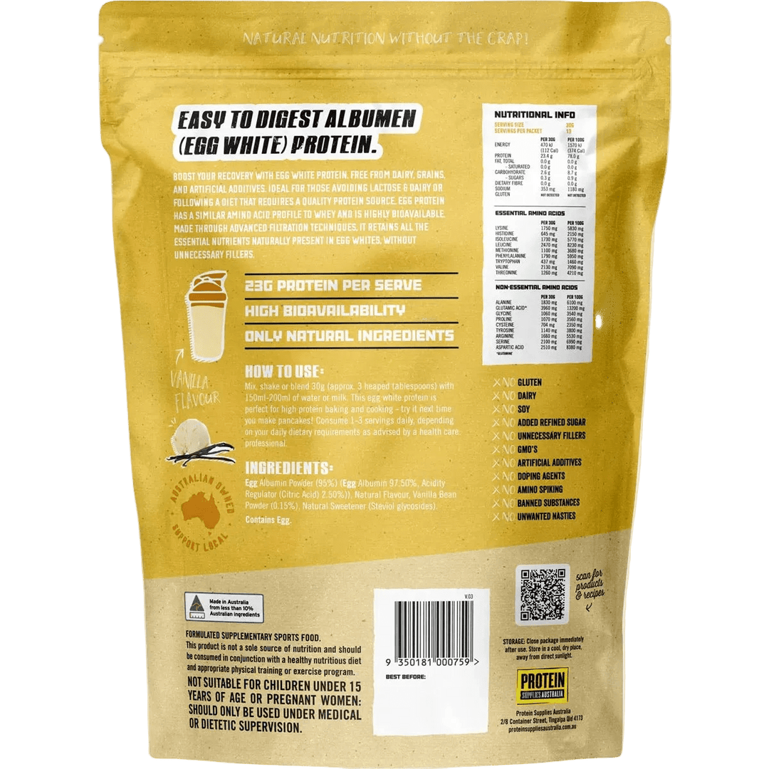 Paleo Pro Vanilla Egg White Protein - 400g