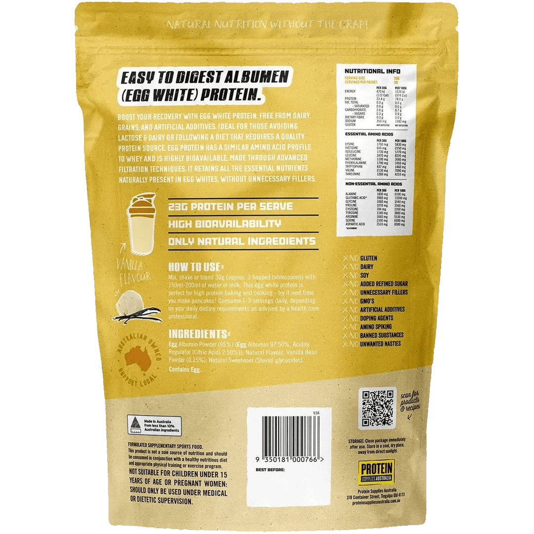 Paleo Pro Vanilla Egg White Protein - 900g