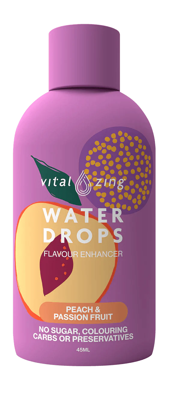 Peach & Passion Fruit WaterDrops - Yo Keto