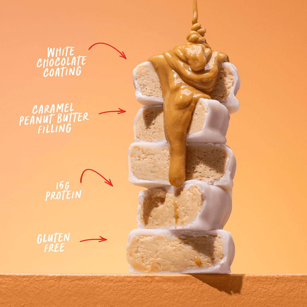 Peanut Butter Cup White Choc Caramel 50g