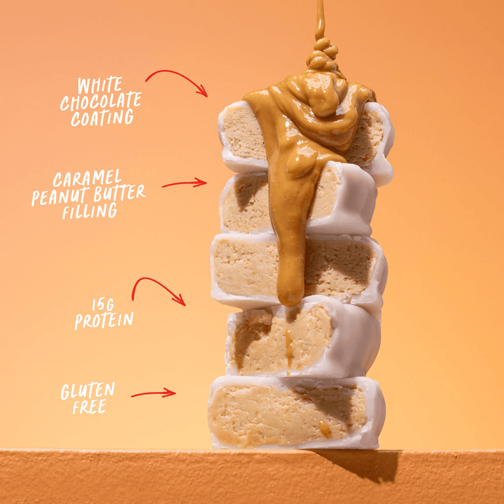 Peanut Butter Cup White Choc Caramel 50g