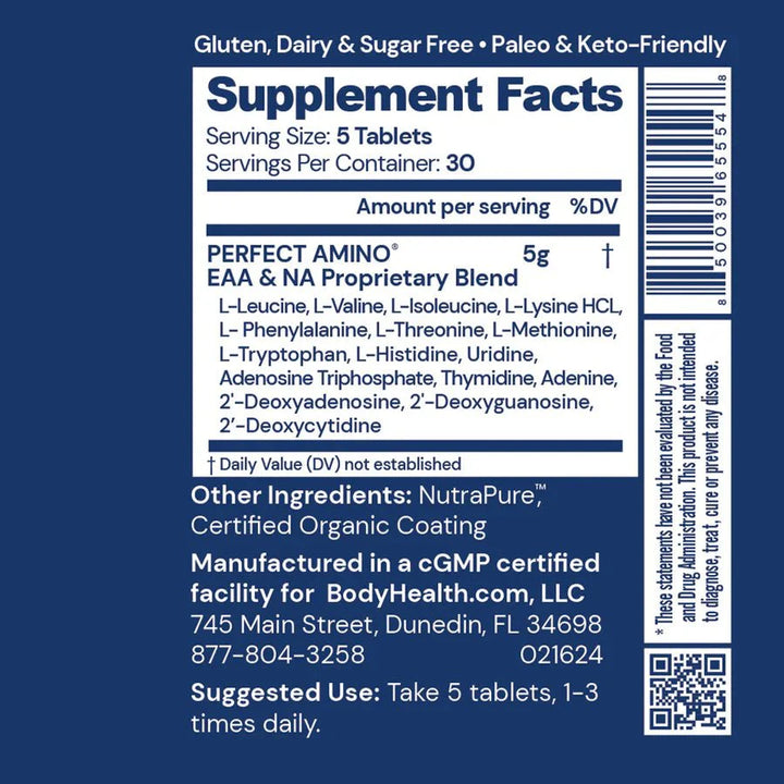 Perfect Amino - 150 Coated Tablets - Love Low Carb