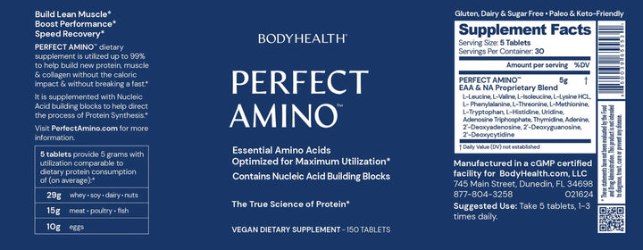 Perfect Amino - 150 Tablets - Love Low Carb