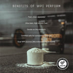 Benefits of Perform Whey Protein Isolate - Chocolate 750g by Switch Nutrition with fast recovery and dual WPI sources.