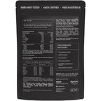 Back of Perform Whey Protein Isolate - Chocolate 750g by Switch Nutrition showing usage instructions, nutrition facts, and ingredient details.