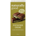 Naturally Good Filled Chocolate Block Bundle featuring pistachio creme-filled chocolate with low sugar and plant-based ingredients