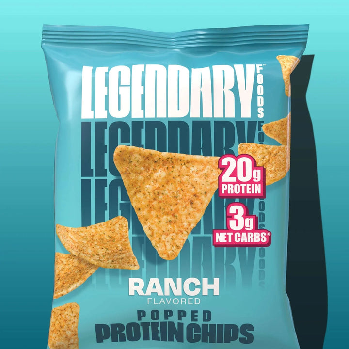 Popped Protein Chips - Ranch - 34g - Love Low Carb