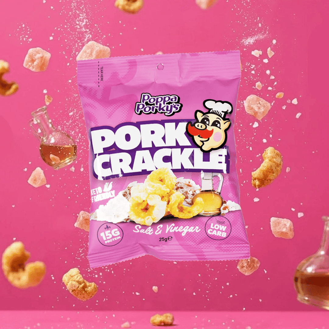 Pork Crackle - Salt & Vinegar - 25g