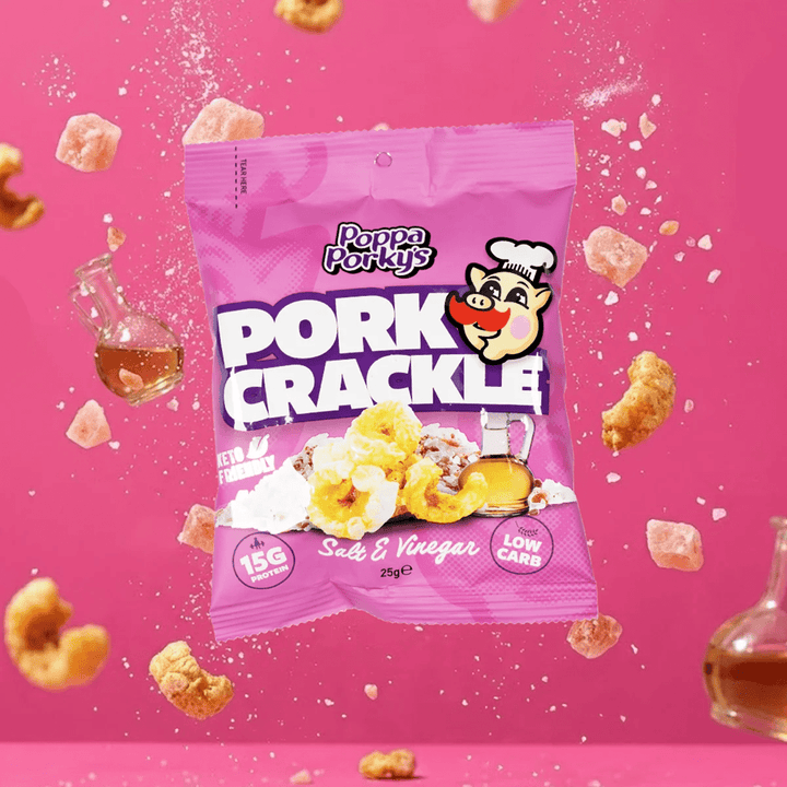 Pork Crackle - Salt & Vinegar - 25g