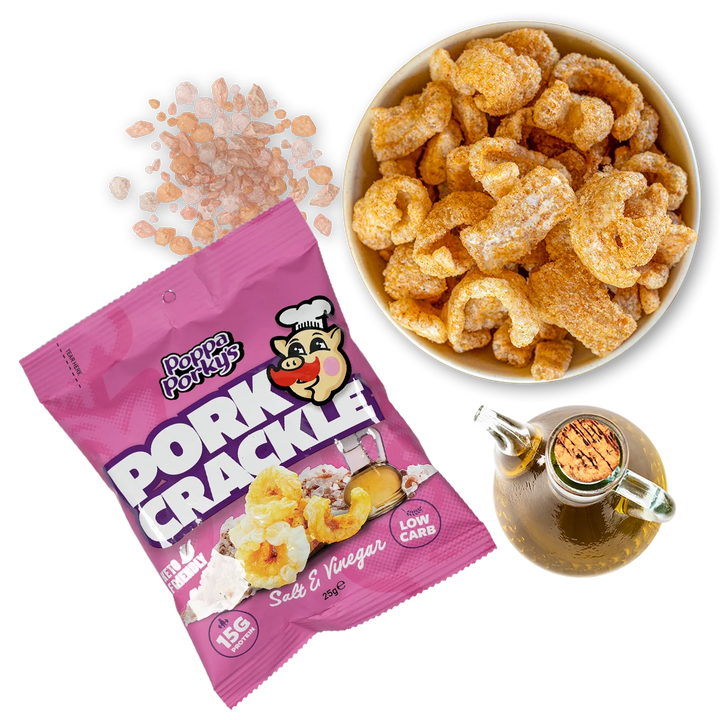 Pork Crackle - Salt & Vinegar - 25g