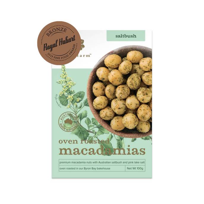 Premium Oven Roasted Macadamias with Saltbush - Yo Keto