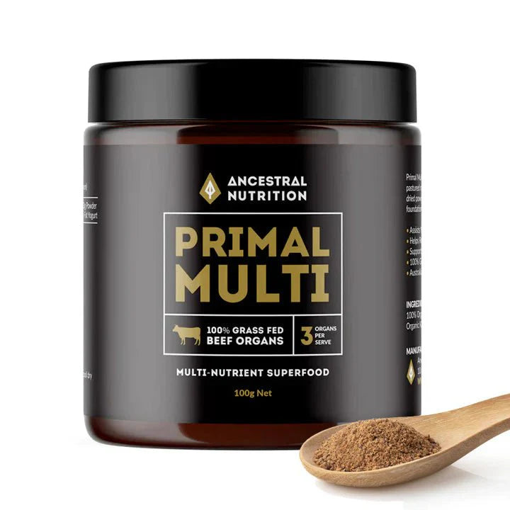 Primal Multi Grass - Fed Beef Organ Powder - 100g - Love Low Carb