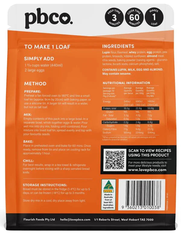Protein Bread Mix – Original - Yo Keto