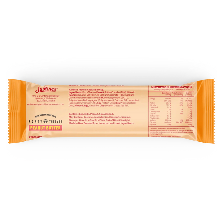 Protein Cookie Bar - Forty Thieves Peanut Butter - 60g - Yo Keto