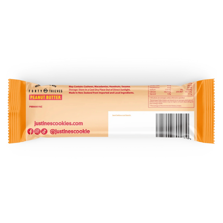 Protein Cookie Bar - Forty Thieves Peanut Butter - 60g - Yo Keto
