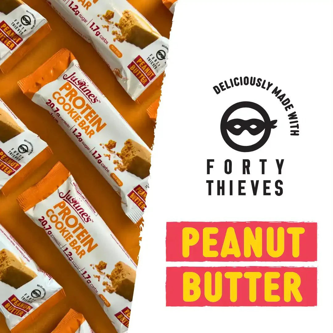 Protein Cookie Bar - Forty Thieves Peanut Butter - 60g - Yo Keto