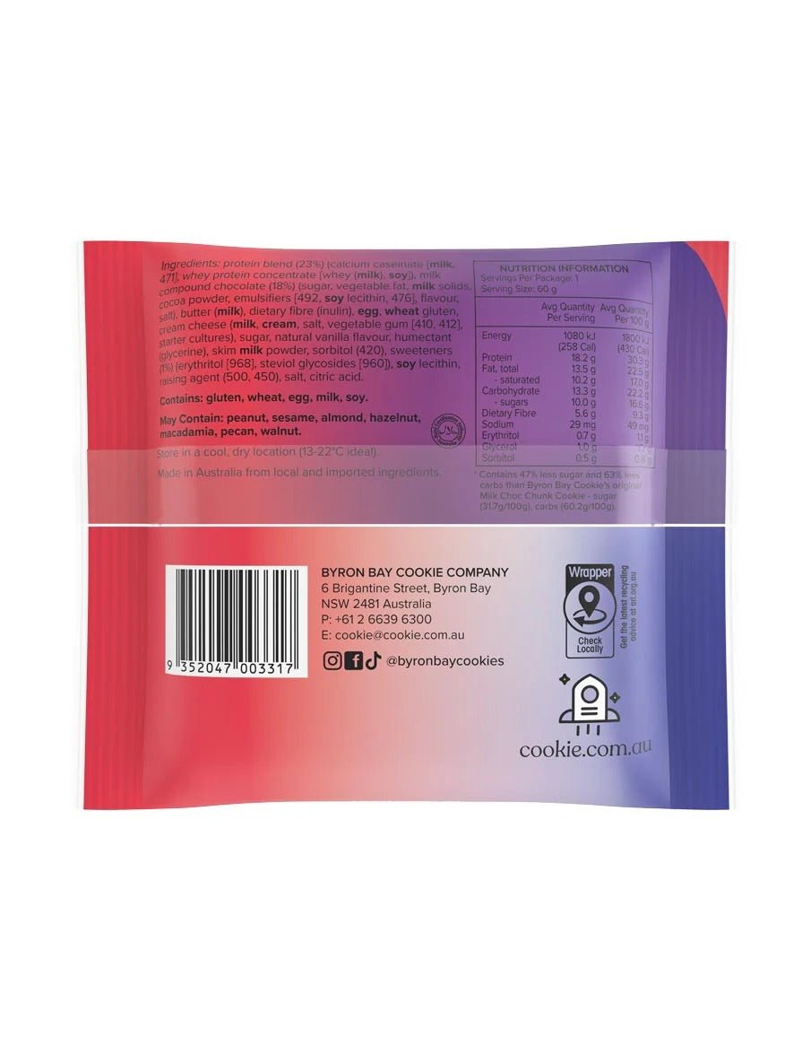 Protein Cookie -  Milk Choc Chunk - 60g
