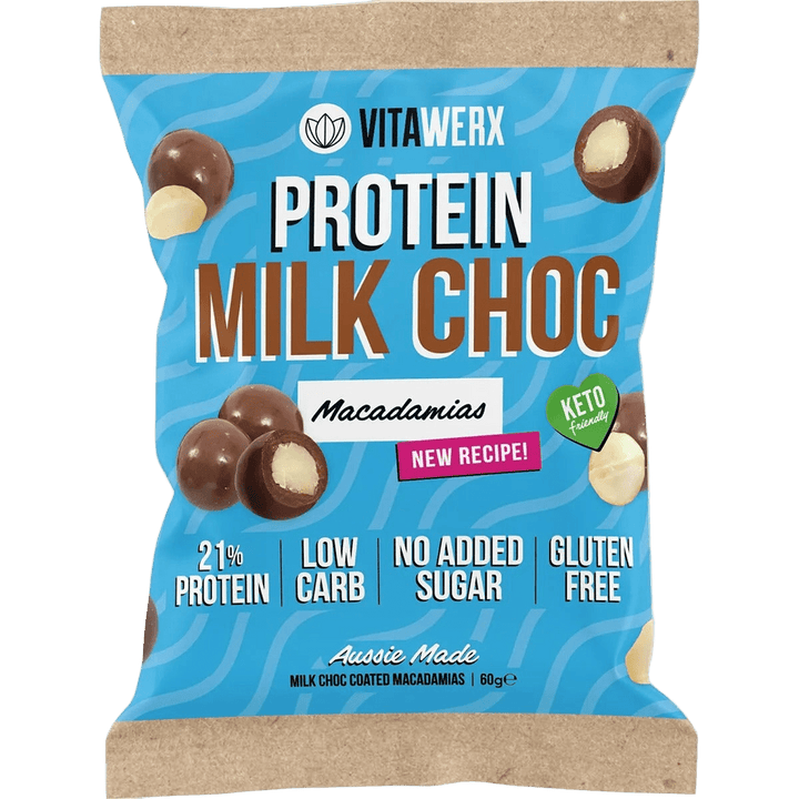 Protein Milk Choc Coated Macadamias - 60g - Yo Keto