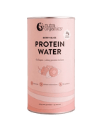 Nutra Organics Protein Water - Berry Bliss - 450g with collagen, whey protein, BCAAs, electrolytes, low sugar formula.