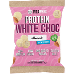 Protein White Choc Coated Almonds - 60g by Vitawerx, gluten-free, low carb, no added sugar, high protein snack.