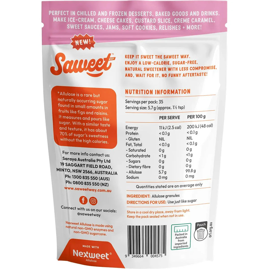 Pure Allulose Natural Sweetener Granules 200g - Yo Keto