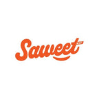 Saweet Way logo in orange on white background for Pure Allulose Natural Sweetener Syrup - 430g product branding