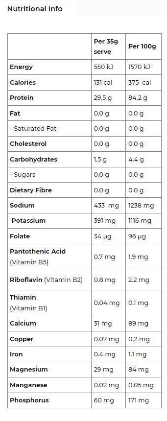 Pure Egg White Powder - 350g - Love Low Carb
