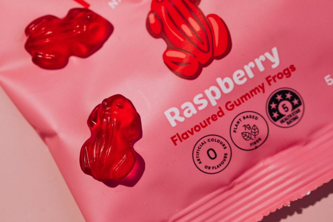 Raspberry Gummy Frogs - Love Low Carb