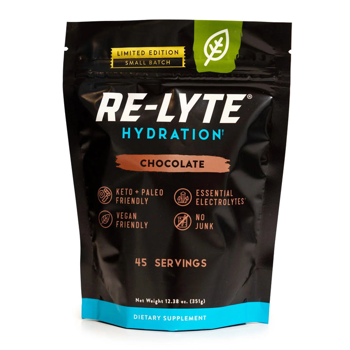 Re - Lyte Electrolyte Mix - Chocolate - Pouch - 45 Serves - Limited Edition - Love Low Carb