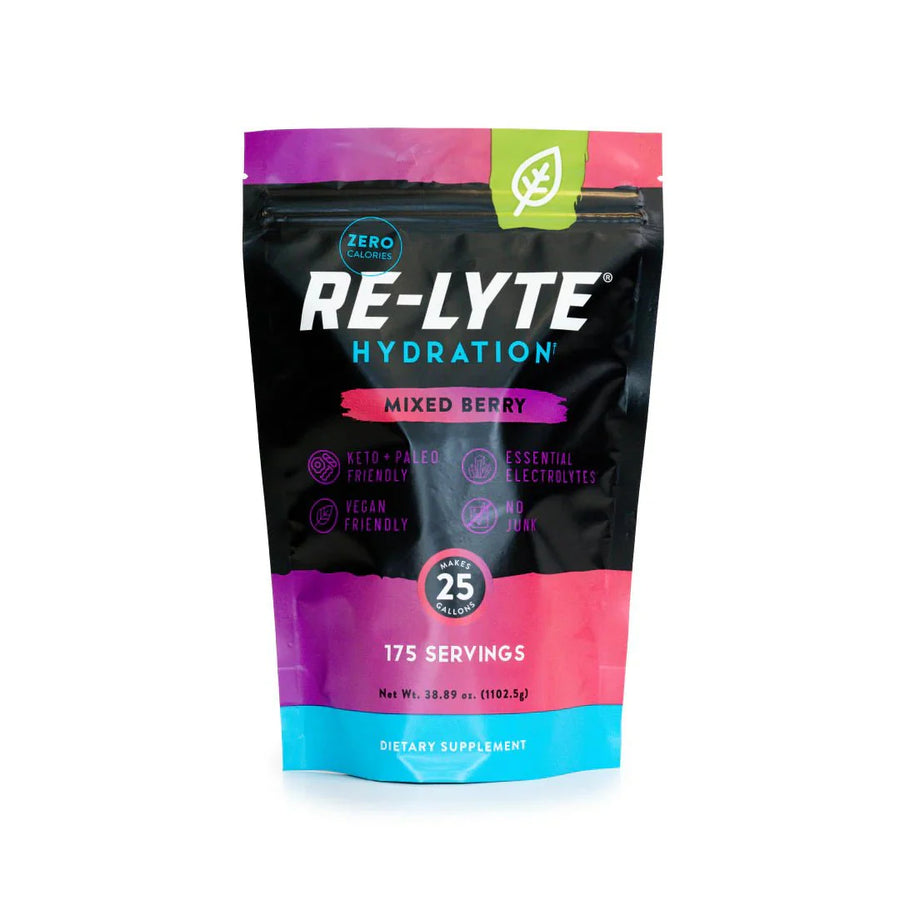 Re - Lyte Hydration - Mixed Berry - Bulk Pouch - 175 Servings - Love Low Carb